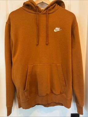Nike Men’s Rust Brown Pullover Hoodie